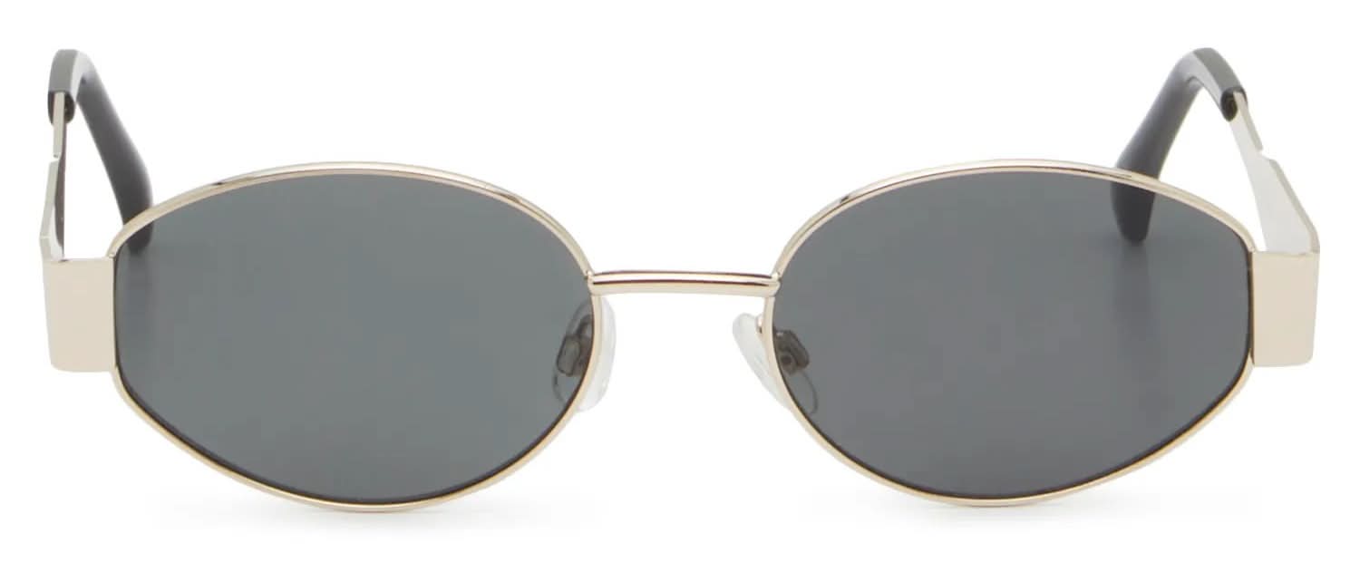 Kelly & Katie Agent Sunglasses (Black/Gold Metallic One Size)