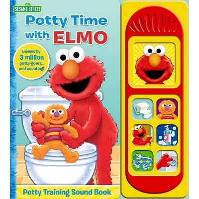 Sesame Street Potty Time With Elmo Sound Book - By Kelli Kaufmann