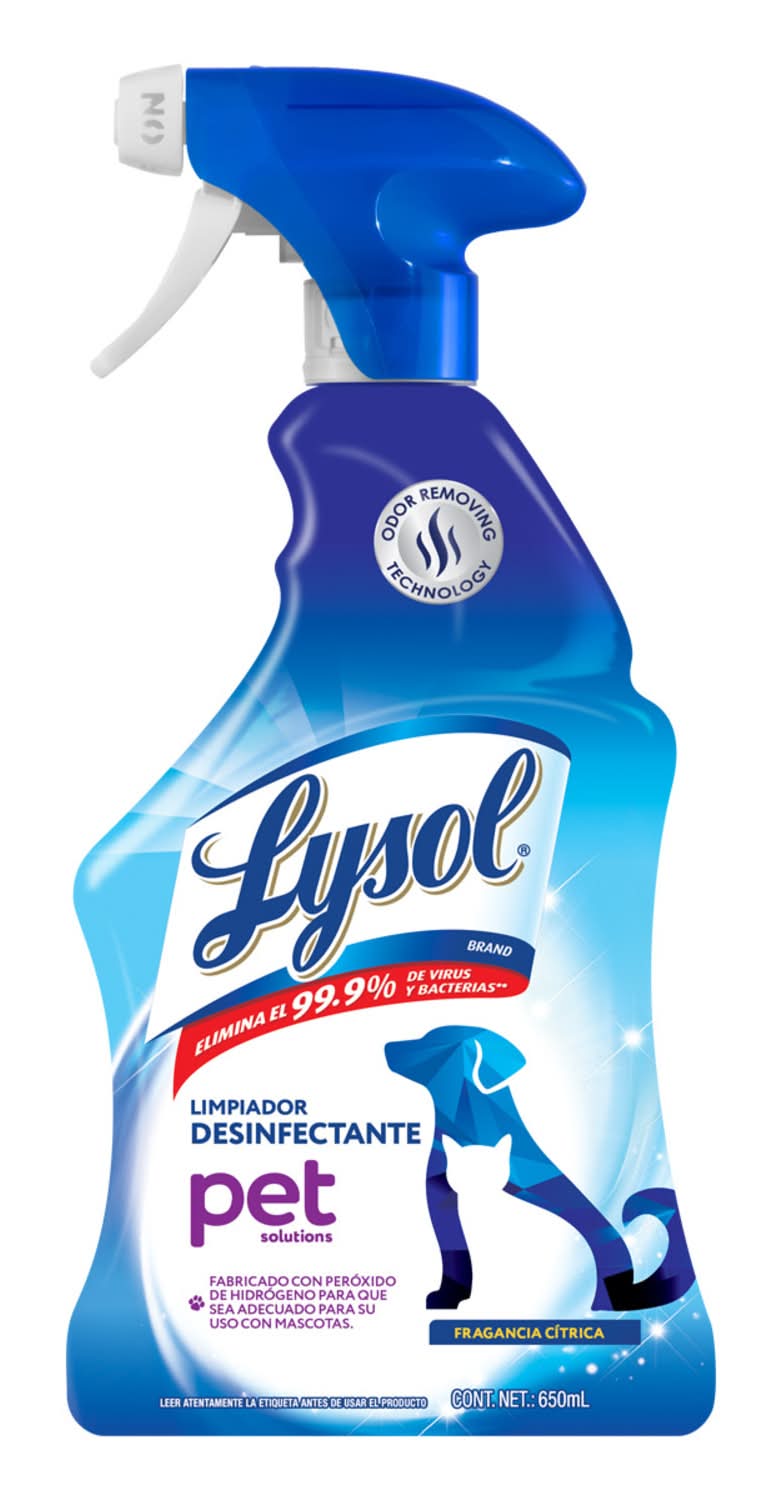 Lysol · Desinfectante pet solutions cítrico (650 ml)