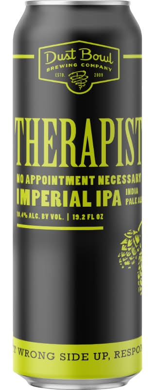Dust Bowl Brewing Company Bowl Therapist Imperial Ipa Beer (19.2 fl oz)
