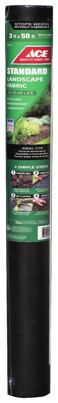 Ace 3 Ft. W X 50 Ft. L Polypropylene Landscape Fabric