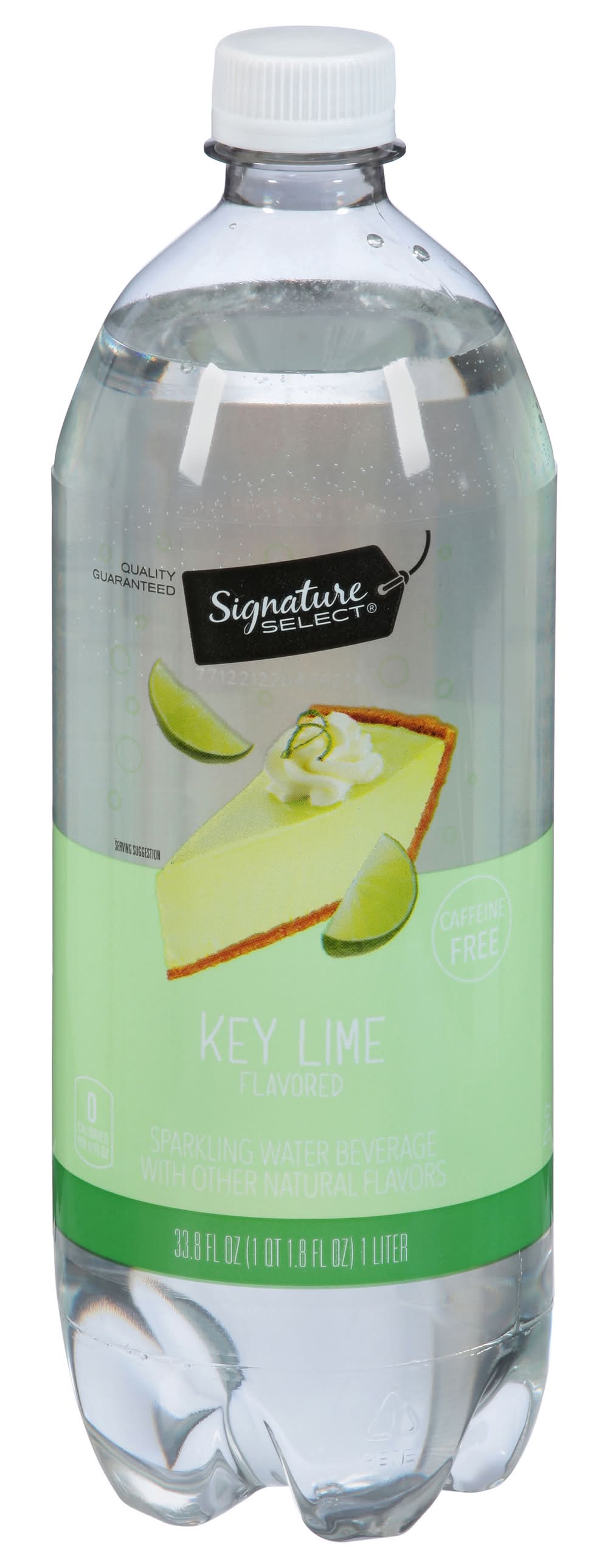 Signature Select Key Sparkling Water, Lime (33.8 fl oz)