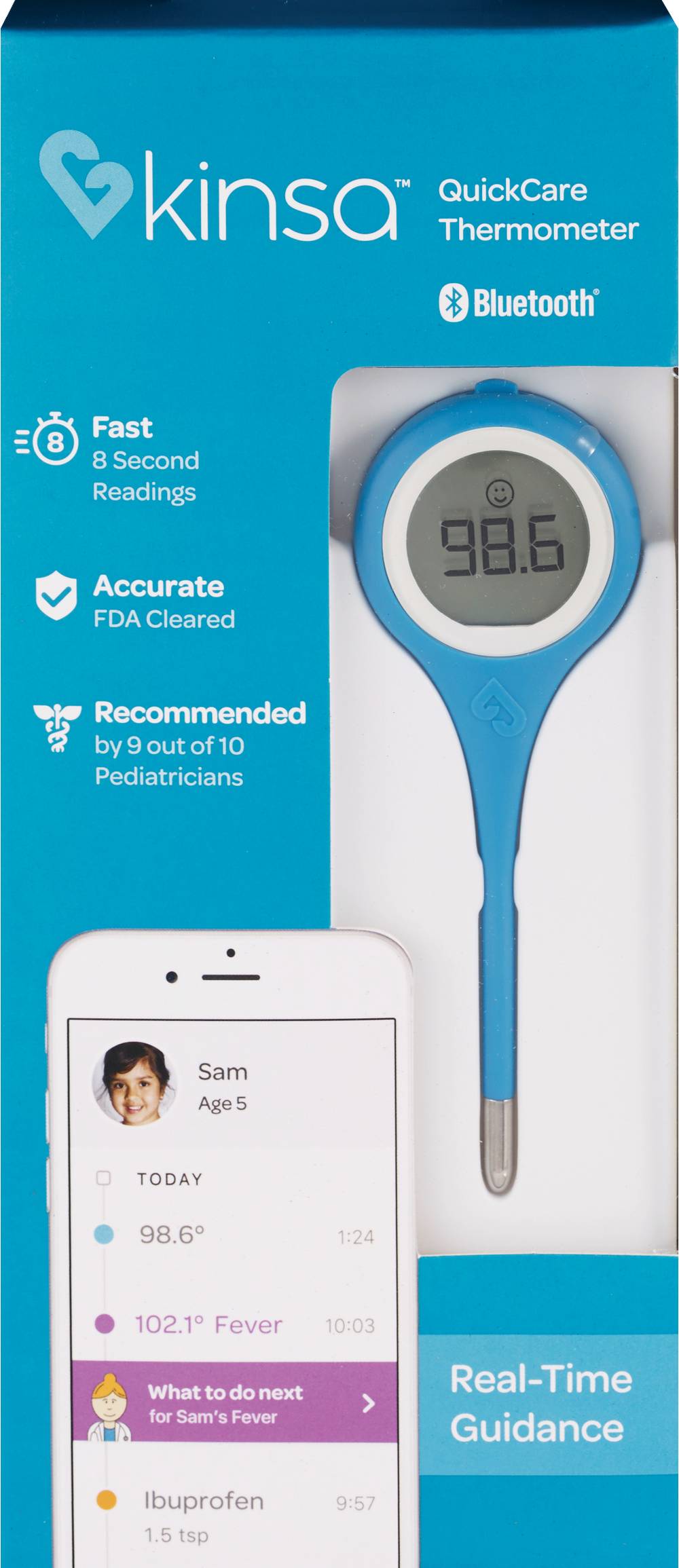 Kinsa Bluetooth Quickcare Thermometer