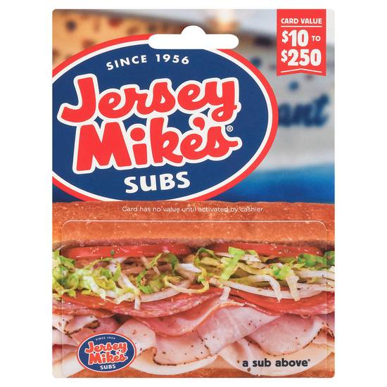 Jersey best sale mike's ubereats