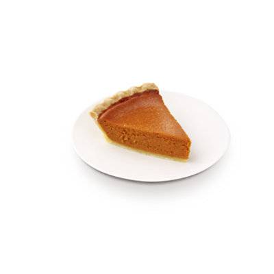 Pumpkin Pie Slice - Each (390 Cal)