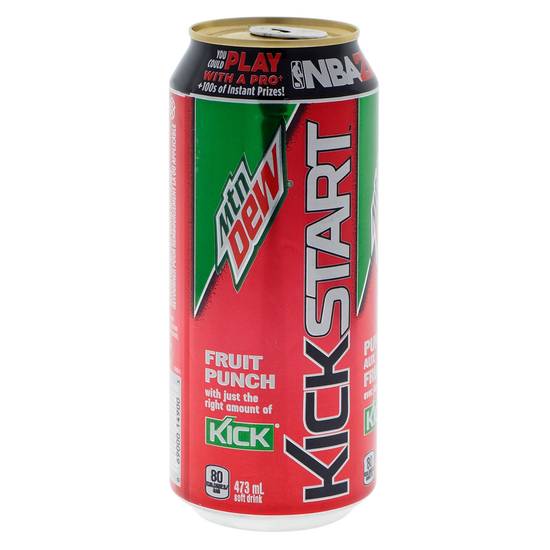 Mountain Dew Mountain Dew Kickstart Punch Soft Drink (473 ml)