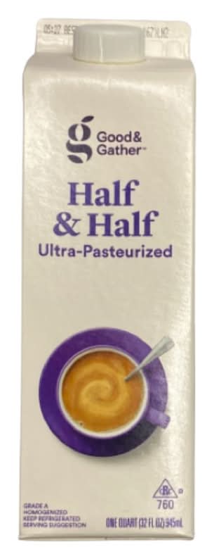 Good & Gather Half & Half Coffee Creamer (32 fl oz)