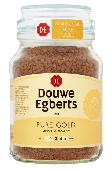 Douwe Egberts Pure Gold Medium Roast Instant Coffee (95g)