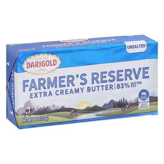 Darigold Farmers Reserve Unsalted Extra Creamy Butter (8 oz)