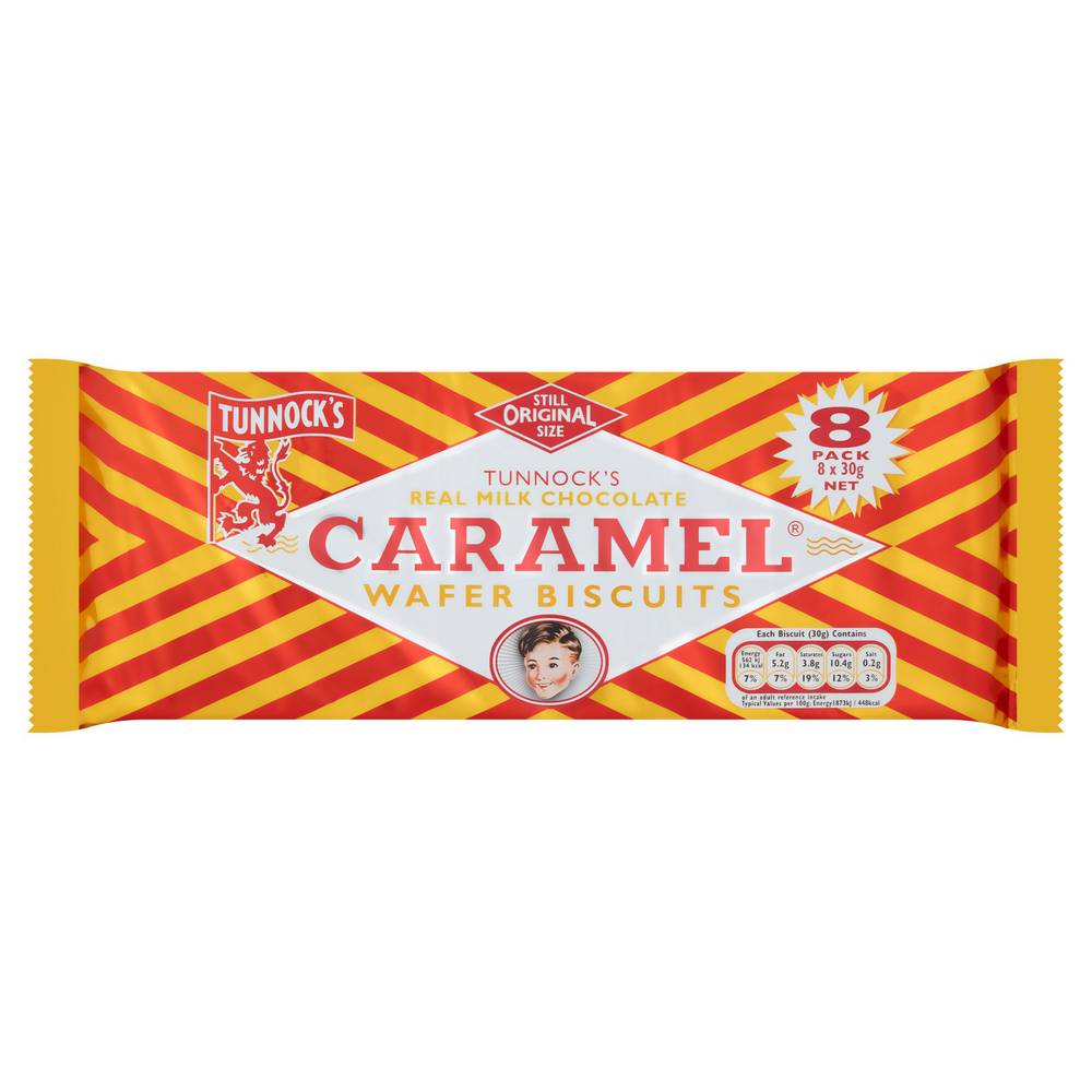 Tunnock's Caramel Wafers x8