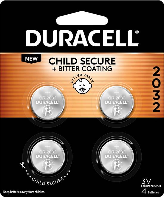 Duracell 2032 3V Lithium Coin Battery, 1/Pack (DL2032BPK)