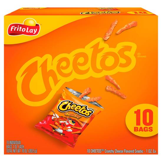 Cheetos Crunchy Cheese Flavored Snacks (10 ct)
