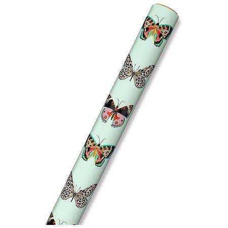 Hallmark Wrapping Paper (butterflies) For Birthdays, Mother's Day