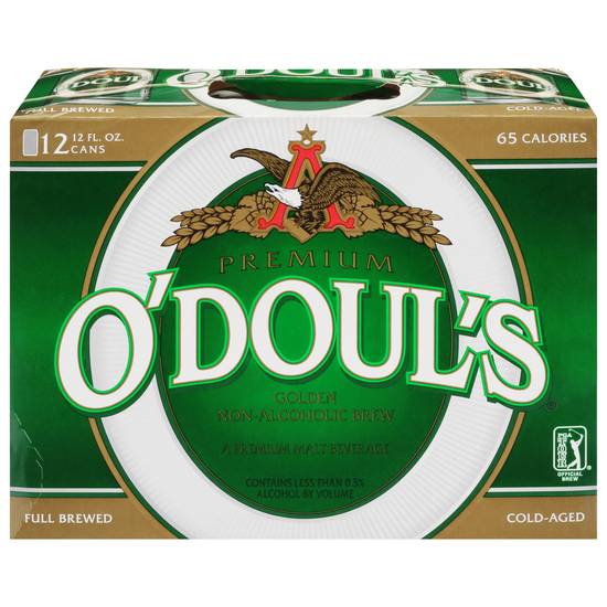 Odouls Premium Non Alcoholic Brew Golden Beer (12 ct, 12 fl oz)