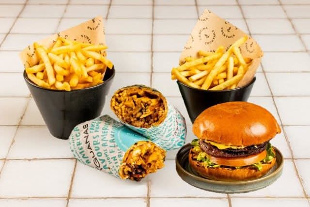 Burrito or Burger Meal Deal For Two