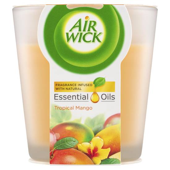 Air Wick Essential Oils Tropical Mango Candle 1 pack