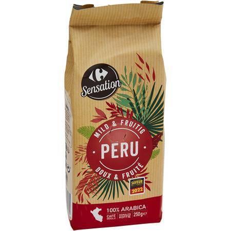 Carrefour Sensation - Café moulu pérou (250 g)