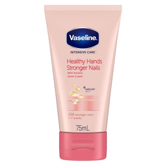 Vaseline Healthy Hands Stronger Nails Hand Cream (75ml)