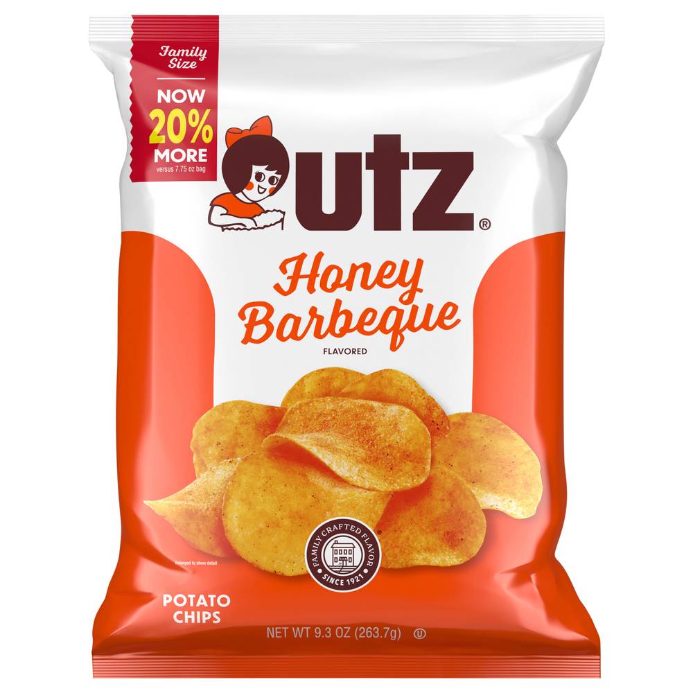 Utz Potato Chips, Honey Barbeque (7.75 oz)