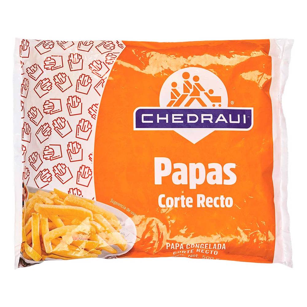 Chedraui · Papas congeladas corte recto (500 g)