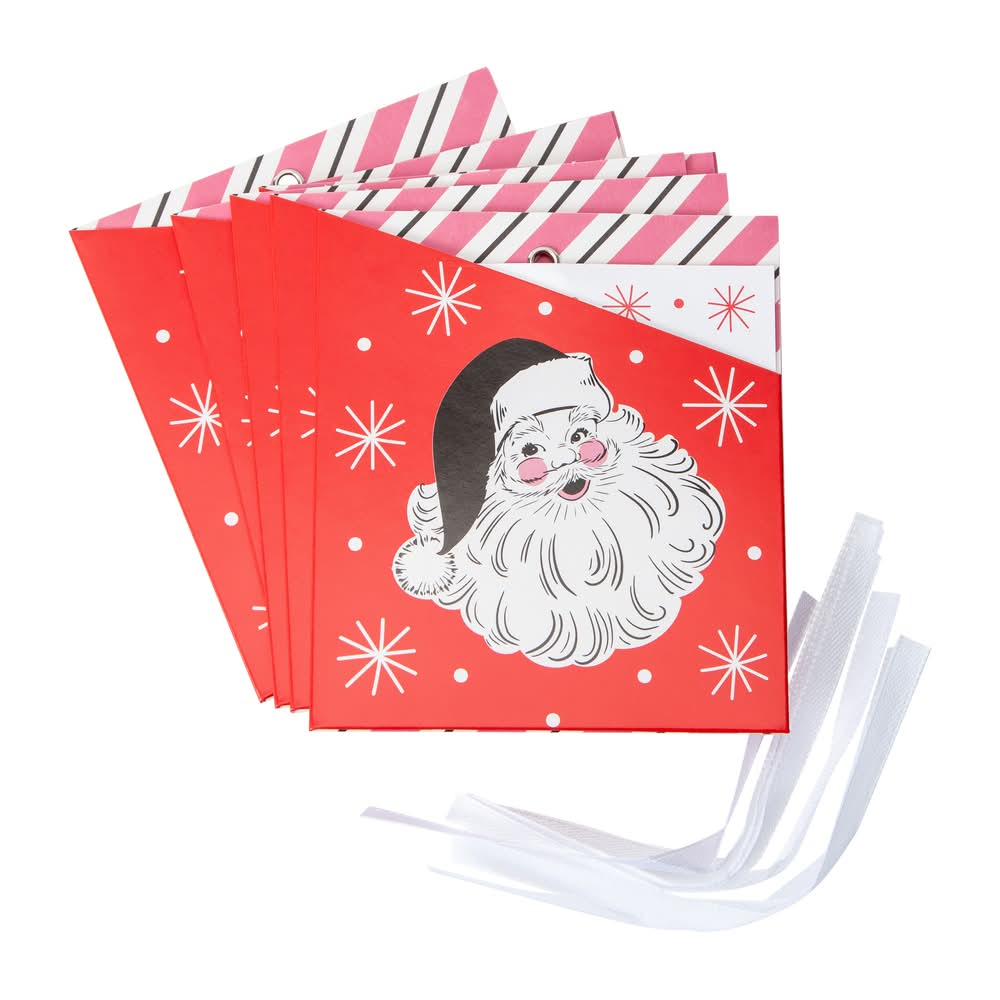 Christmas Gift Card Holder 8-Count Santa