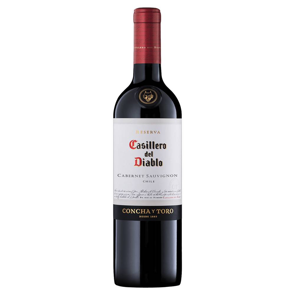 Casillero del diablo vino cabernet sauvignon reserva (750 ml)
