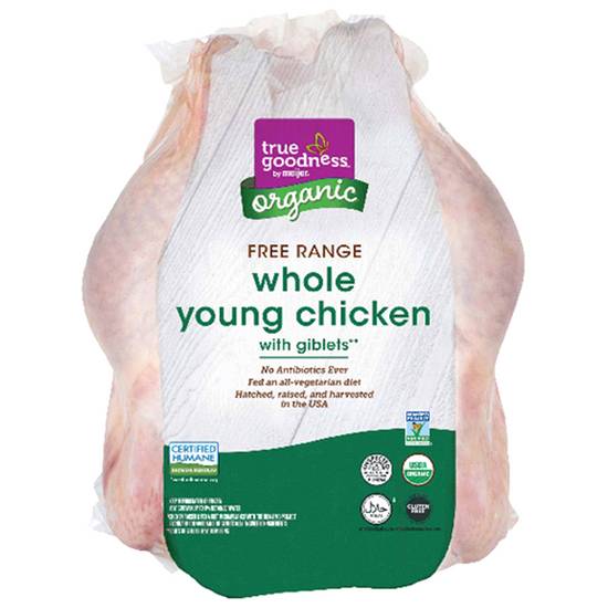 True Goodness Organic Whole Young Chicken (price per lb)