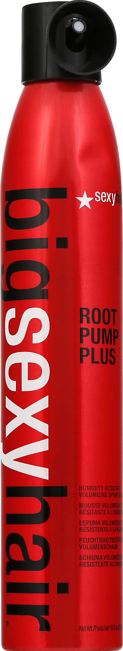 SexyHair Big Root Pump Plus Humidity Resistant Volumizing Spray Mousse (10 oz)