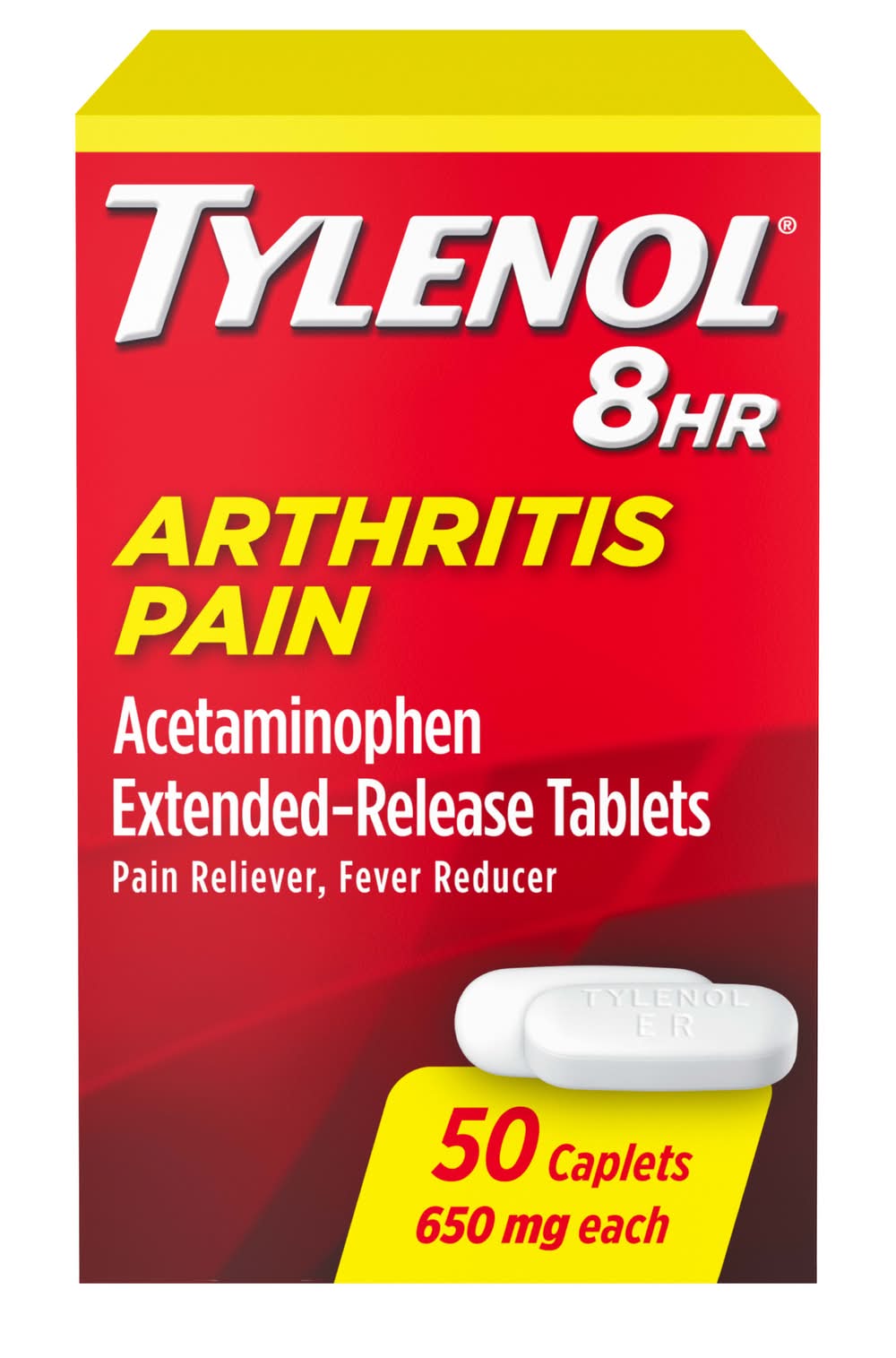 Tylenol Arthritis & Joint Pain Acetaminophen 650 mg Caplets (2.3 oz)