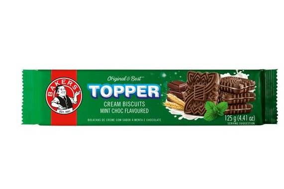 Bakers Toppers 125g Choc Mint