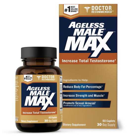 Ageless Male Max by New Vitality, 60 Count