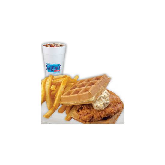 Chicken and Waffle Meal