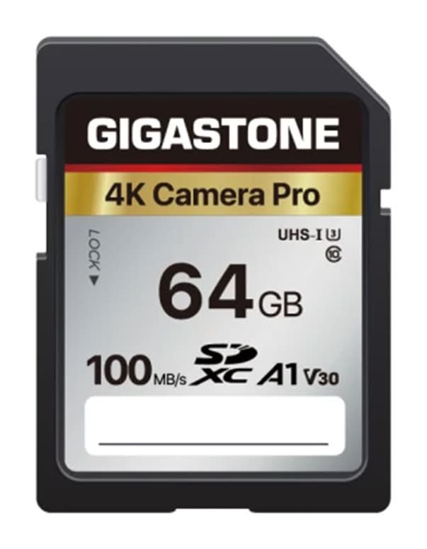 #255962 GIGASTONE SDXC U3 A1 64G攝影記憶卡 SDXC A1 V3 64G 4K Camera
