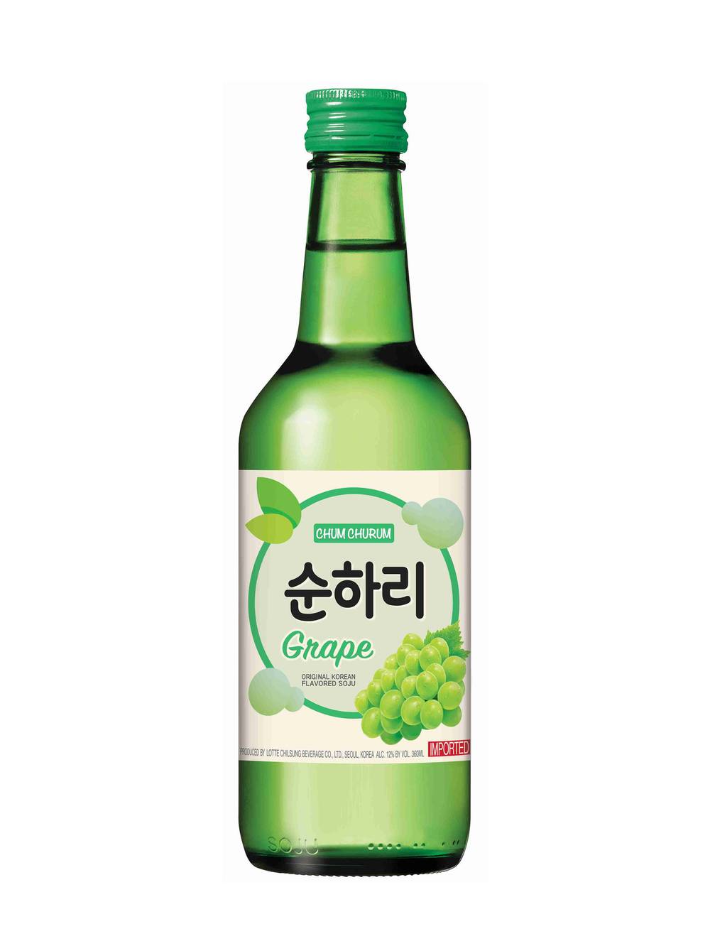 Chum Churum Soju Vodka, Grape (360 ml)