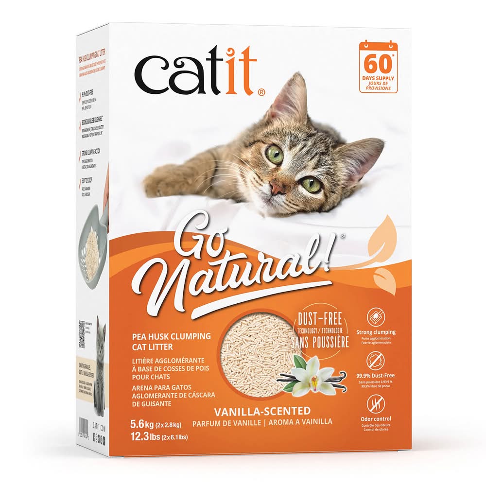 Catit · Go natural arena ecológica - Vainilla (5,6 kg)