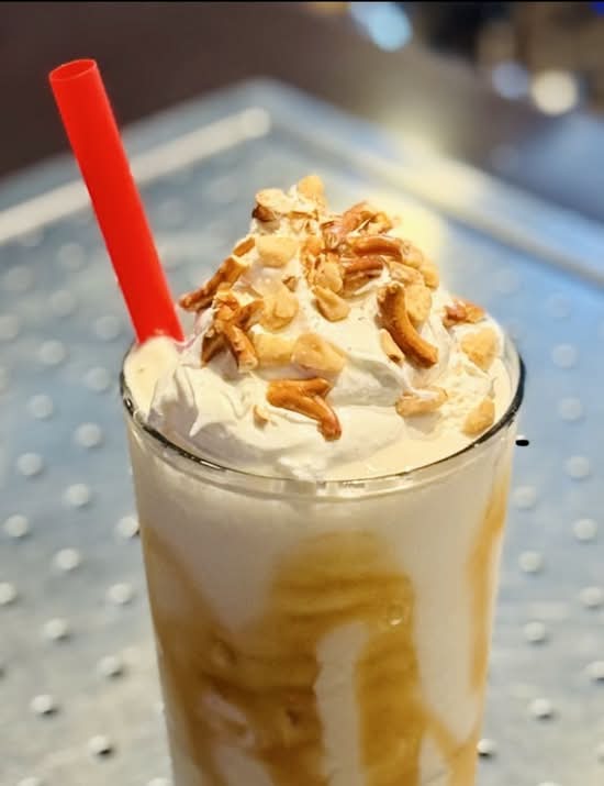 Salted Caramel Peanut and Pretzel Shake