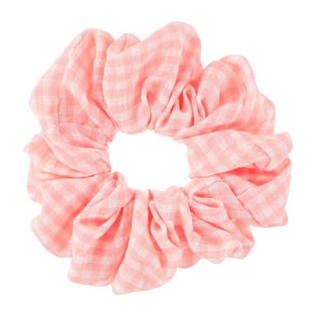Pattern Big Scrunchie Pink