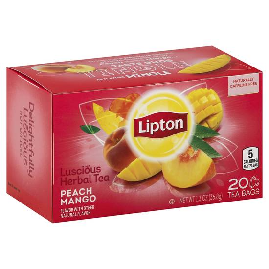 Lipton Peach Mango Herbal Tea (1.3 oz)