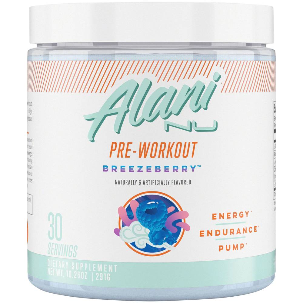 Alani Nu Pre-Workout Powder (breezeberry)
