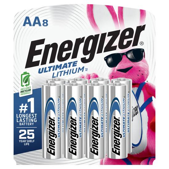 Energizer Ultimate Lithium Aa Batteries (8 ct)
