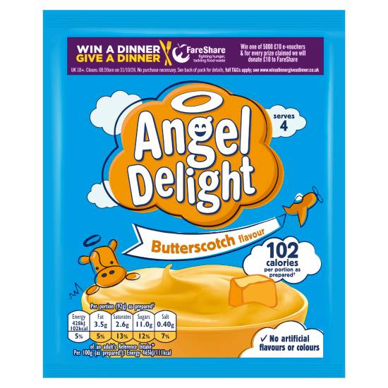 Angel Delight Butterscotch Instant Dessert 59g