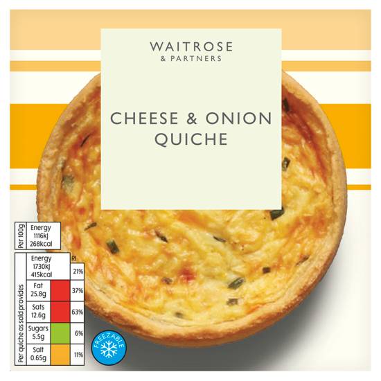 Waitrose Summer Cheese & Onion Quiche