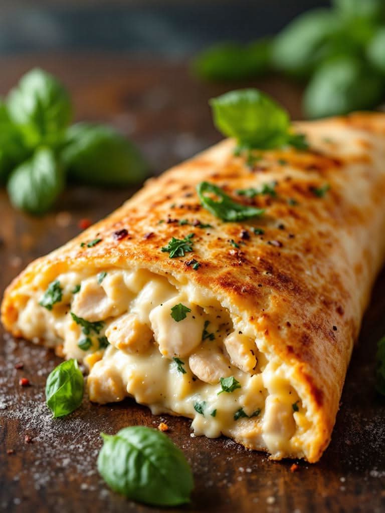 Poulet Boursin Calzone 🍗