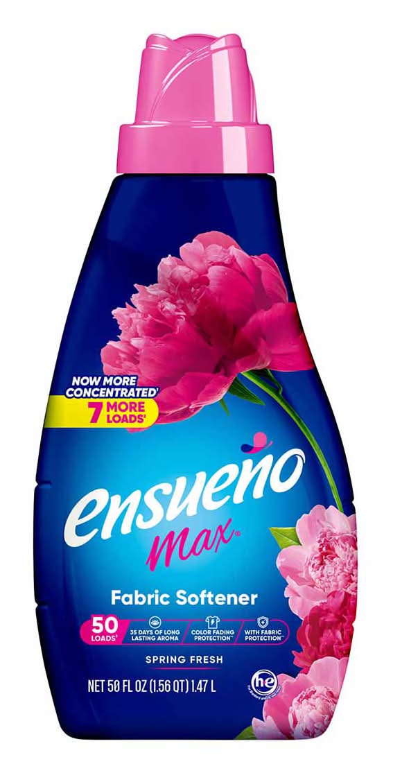 Ensueño Max Liquid Fabric Softener, Spring Fresh (50 fl oz)
