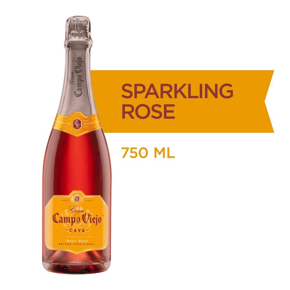 Campo Viejo Brut-Rose Cava Wine (750 ml)