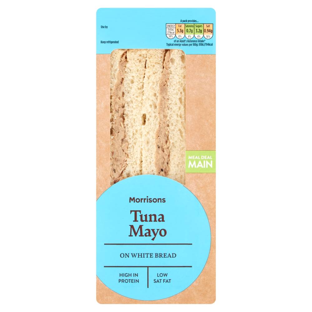 Morrisons Tuna Mayo on White Bread