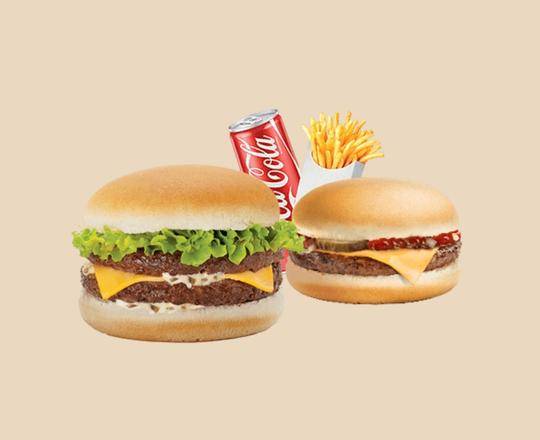 🍔🍔 DB4 - 1 G-Burger + 1 Cheeseburger ou 1 Doublecheese