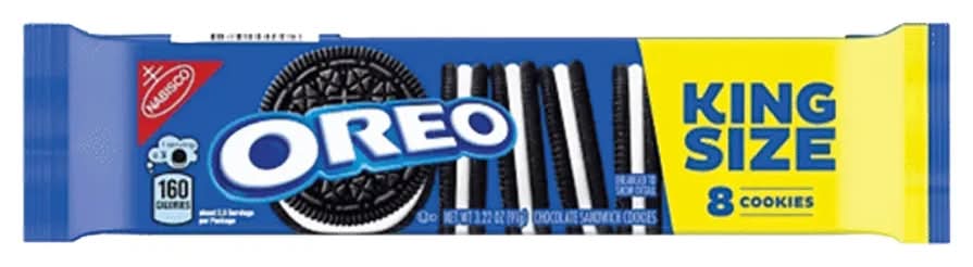 Nabisco Oreo Cookie King Size