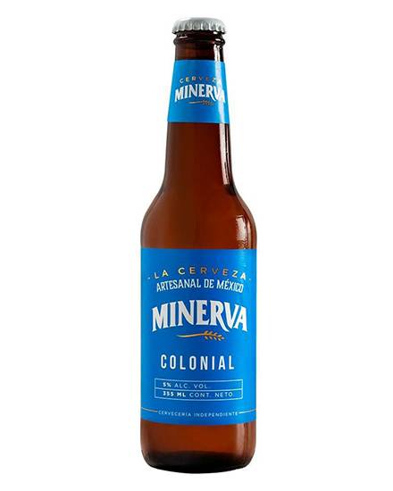 4094 CERVEZA MINERVA COLONIAL BT 355