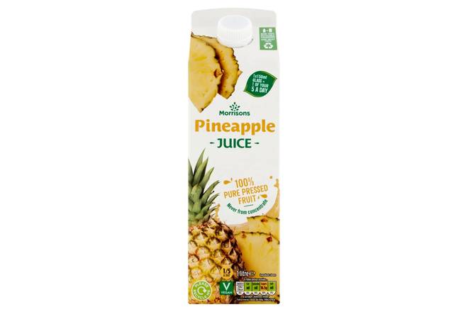 Morrisons 100% Pineapple Juice 1ltr